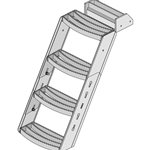 Case 94-96 Series Step (Excludes Tube Step)